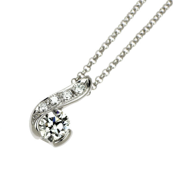 Pt900/ Pt850 ダイヤモンド ペンダントネックレス 0.300ct D0.03ct