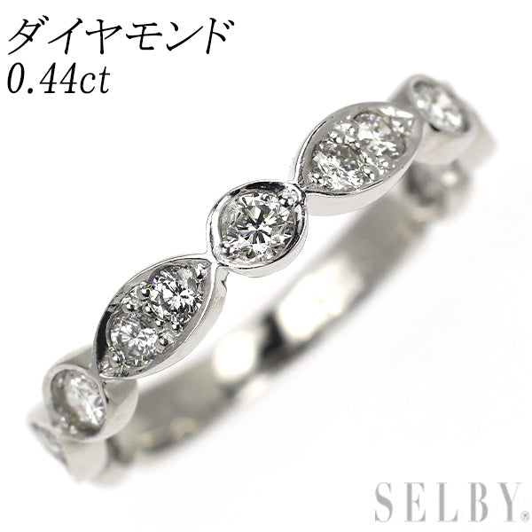 K18WG ダイヤモンド リング 0.44ct