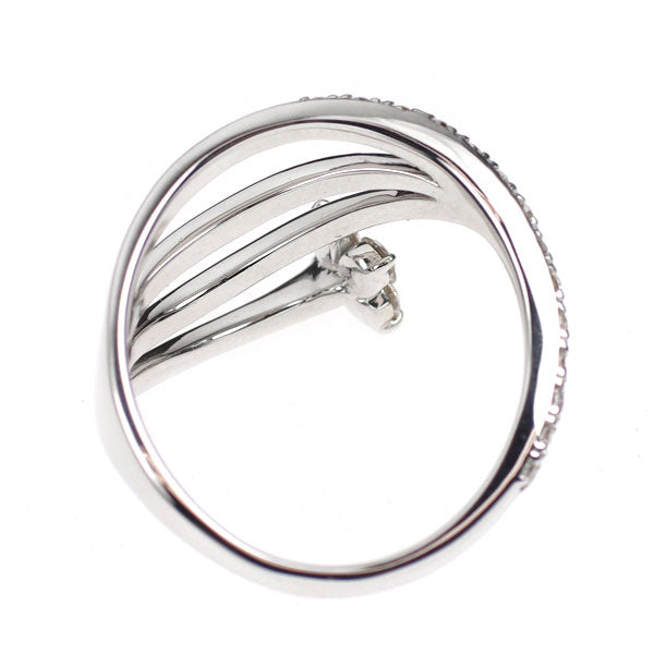 K18WG ダイヤモンド リング 0.32ct