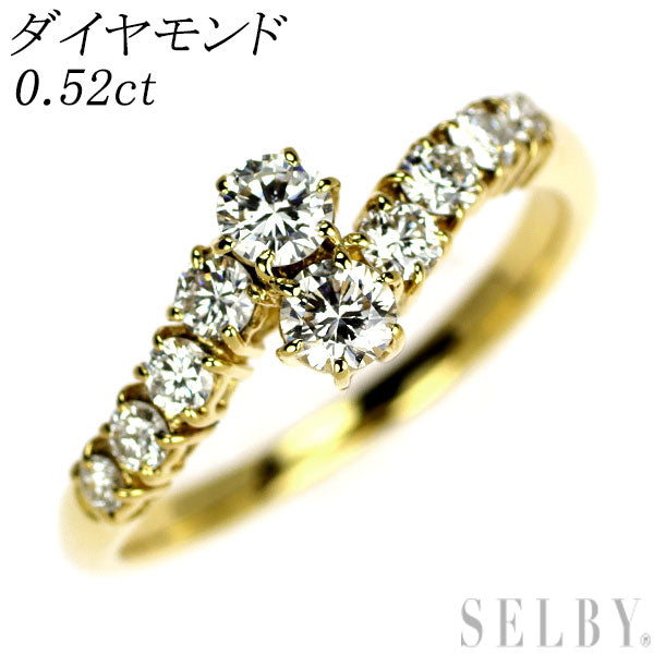 K18YG ダイヤモンド リング 0.52ct — セルビーオンラインストア K18YG ダイヤモンド リング 0.52ct — セルビーオンラインストア