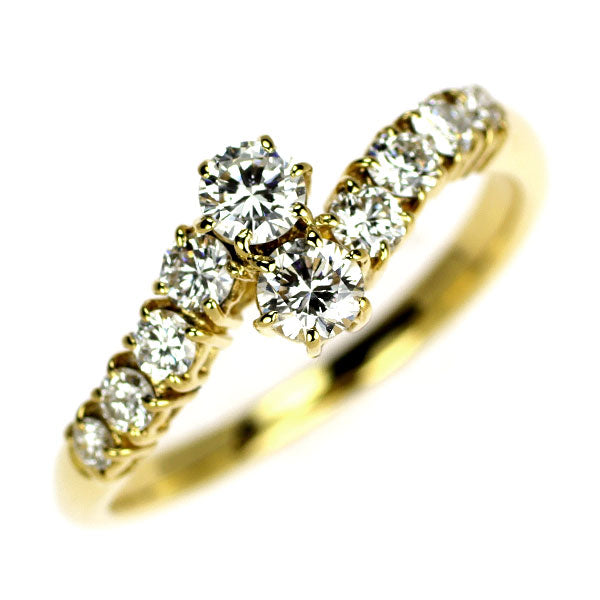 K18YG ダイヤモンド リング 0.52ct
