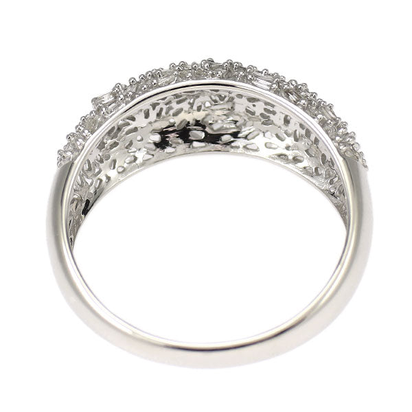 K18WG ダイヤモンド リング 0.50ct