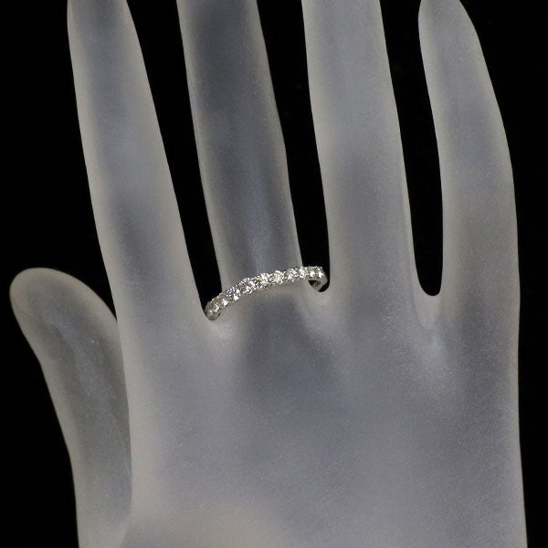 K18WG ダイヤモンド リング 0.50ct ハーフエタニティ