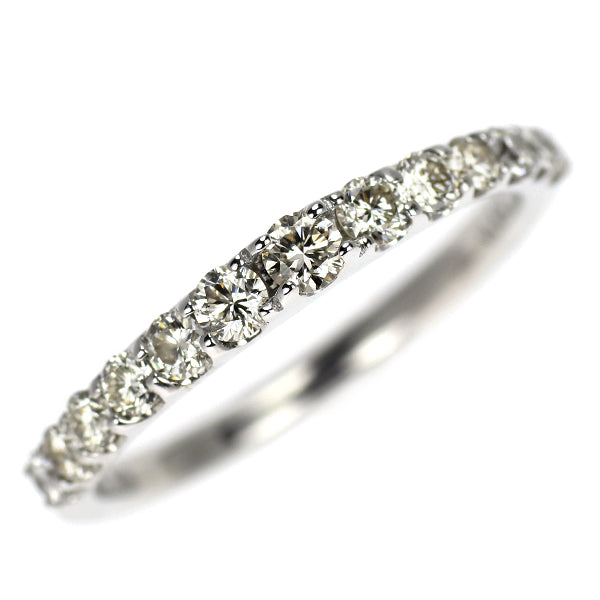 K18WG ダイヤモンド リング 0.50ct ハーフエタニティ