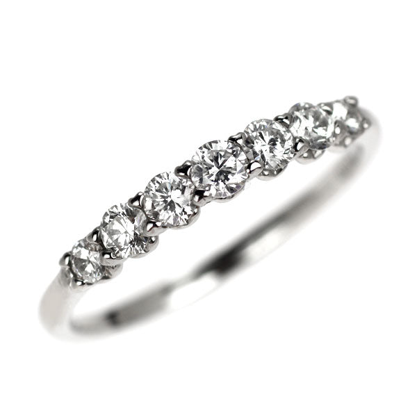 Pt900 ダイヤモンド リング 0.50ct 一文字