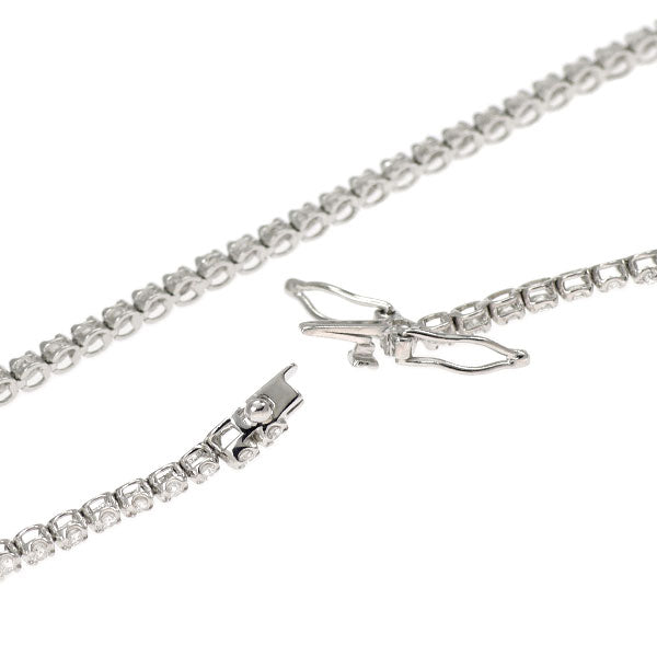 K18WG ダイヤモンド テニス ブレスレット 1.01ct
