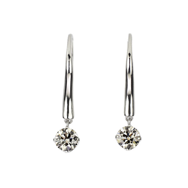 Pt900 ダイヤモンド ピアス 0.40ct