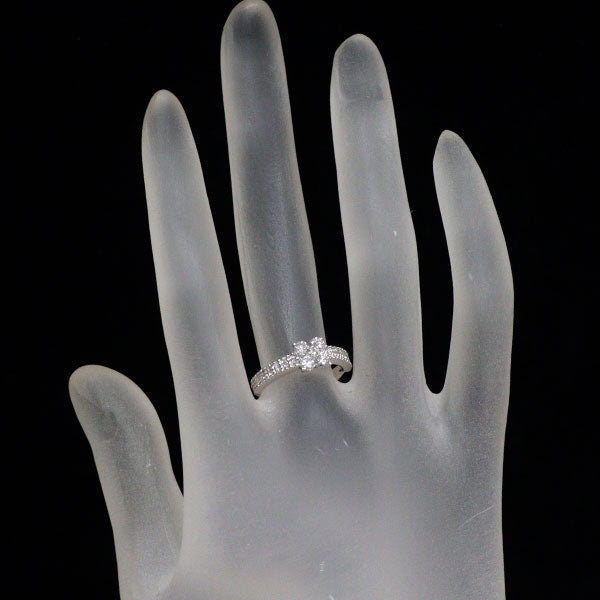 Pt900 ダイヤモンド リング 0.60ct フラワー