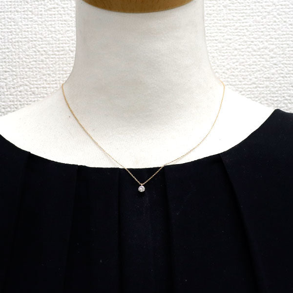 ポンテヴェキオ K18YG ダイヤモンド ペンダントネックレス 0.30ct