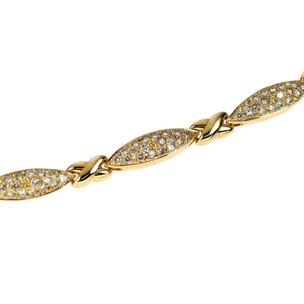 K18YG ダイヤモンド ブレスレット 0.70ct
