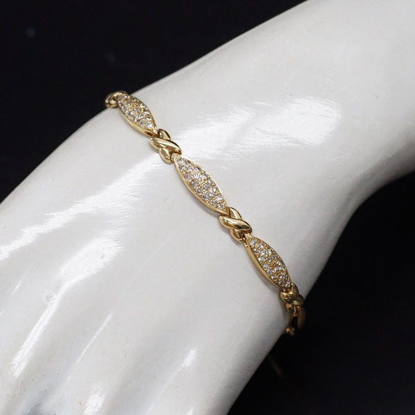 K18YG ダイヤモンド ブレスレット 0.70ct
