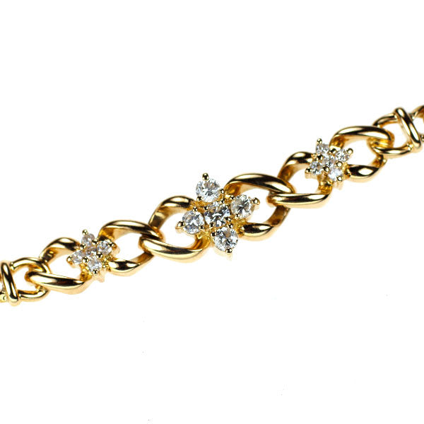K18YG ダイヤモンド ブレスレット 0.33ct