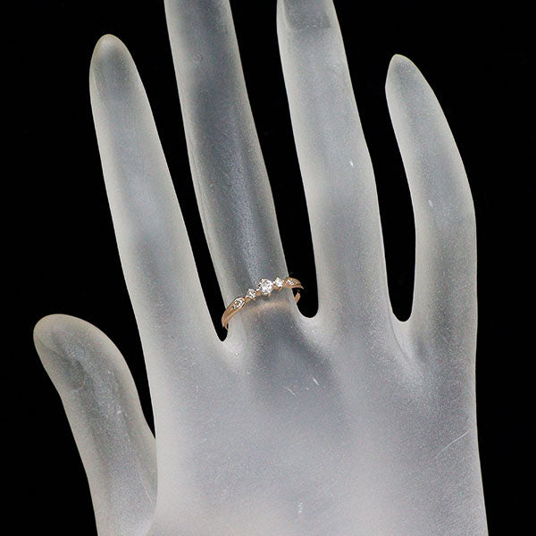 K18PG ダイヤモンド リング 0.15ct