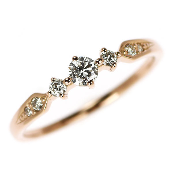 K18PG ダイヤモンド リング 0.15ct