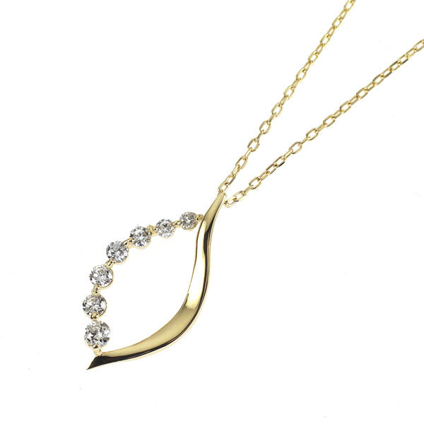 K18YG ダイヤモンド ペンダントネックレス 0.10ct