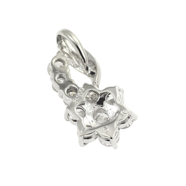 Pt900 ダイヤモンド ペンダントトップ 0.50ct フラワー