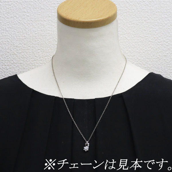 Pt900 ダイヤモンド ペンダントトップ 0.50ct フラワー