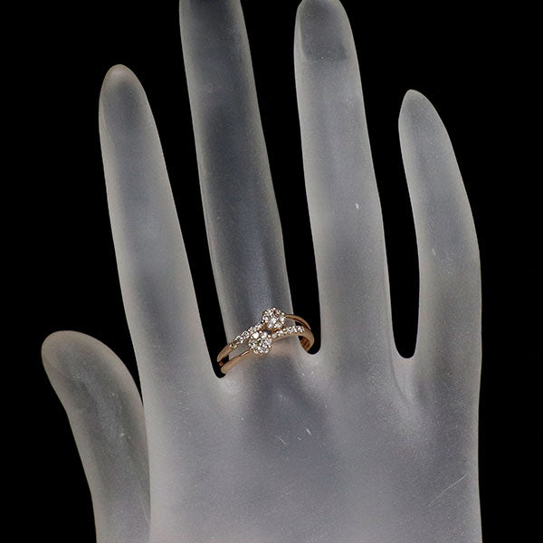 K10PG ダイヤモンド リング 0.31ct