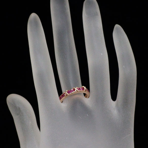K10PG ルビー リング 0.96ct
