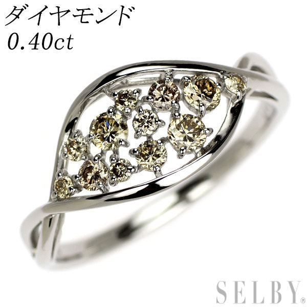 Pt950 ダイヤモンド リング 0.40ct