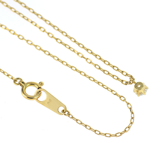 K18YG ダイヤモンド ペンダントネックレス 0.10ct