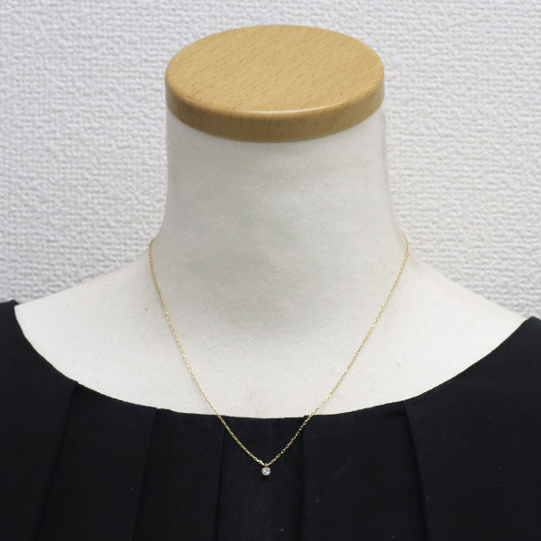 K18YG ダイヤモンド ペンダントネックレス 0.10ct
