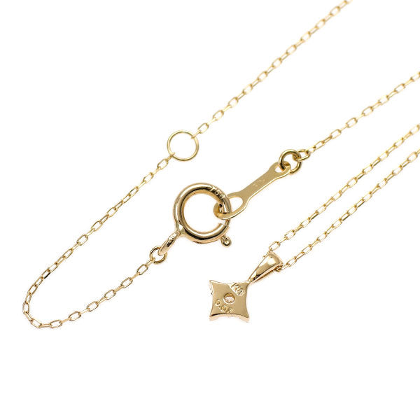 K18YG ダイヤモンド ペンダントネックレス 0.01ct