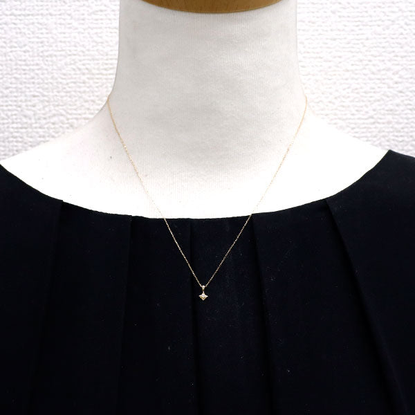 K18YG ダイヤモンド ペンダントネックレス 0.01ct