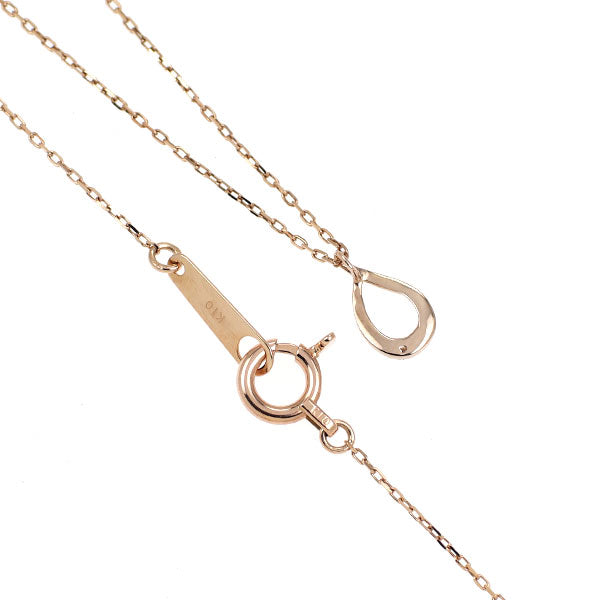 K10PG ダイヤモンド ペンダントネックレス