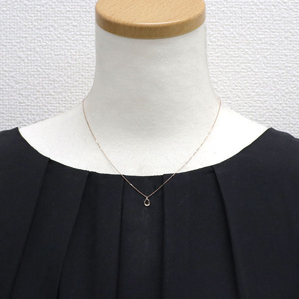 K10PG ダイヤモンド ペンダントネックレス