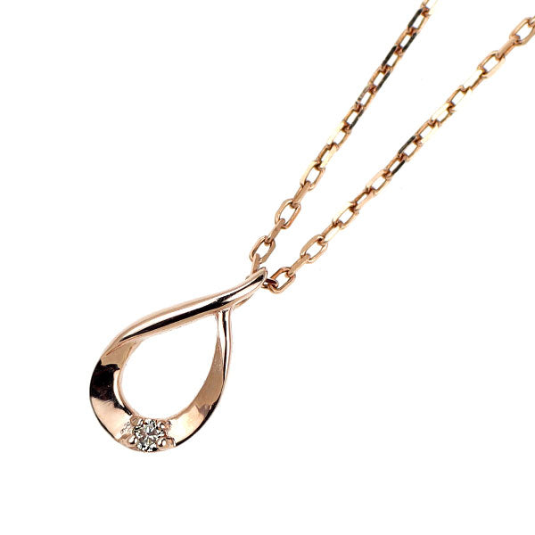 K10PG ダイヤモンド ペンダントネックレス