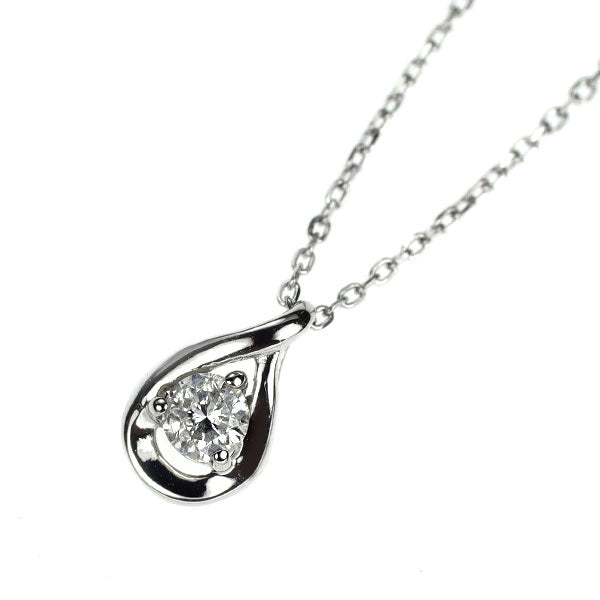 Pt900/ Pt850 ダイヤモンド ペンダントネックレス 0.08ct