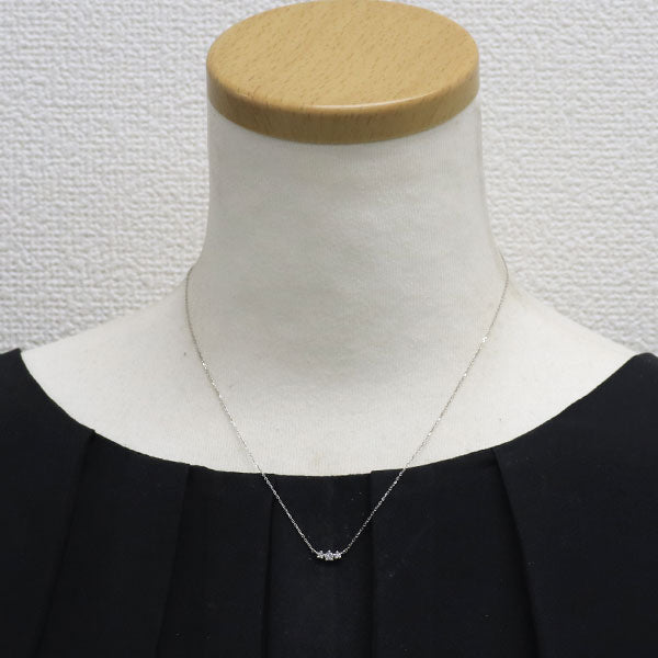 Pt900/ Pt850 ダイヤモンド ペンダントネックレス 0.10ct