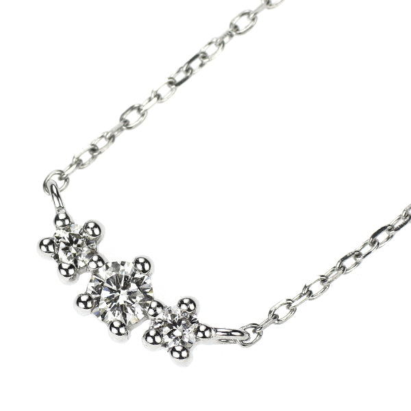 Pt900/ Pt850 ダイヤモンド ペンダントネックレス 0.10ct