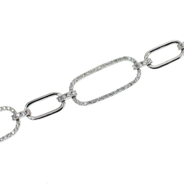 Pt900/ Pt850 ダイヤモンド ブレスレット 0.85ct