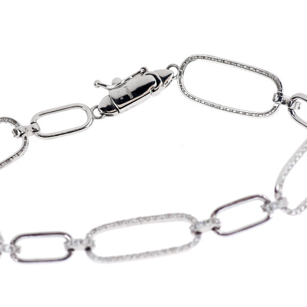 Pt900/ Pt850 ダイヤモンド ブレスレット 0.85ct