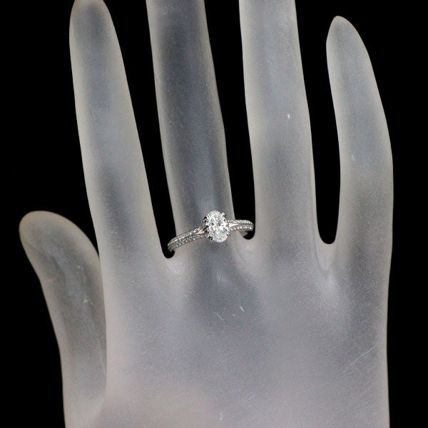 グラフ Pt950 オーバル ダイヤモンド リング 0.54ct E VS1 レガシー 《セルビー銀座店》【中古】