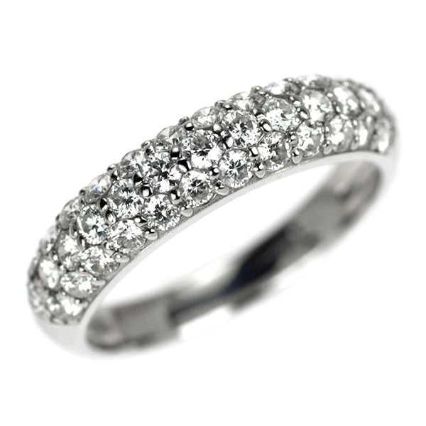 Pt900 H&C ダイヤモンド リング 1.00ct パヴェ