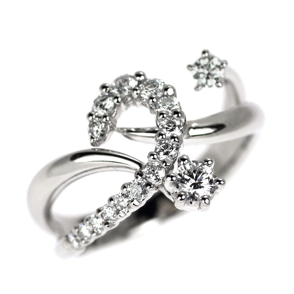 小寺智子 Pt900 ダイヤモンド リング 0.31ct