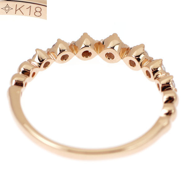 GSTV K18PG ローズカット ダイヤモンド リング 0.25ct