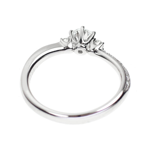 EITO Pt950 ダイヤモンド リング 0.32ct D IF 3EX