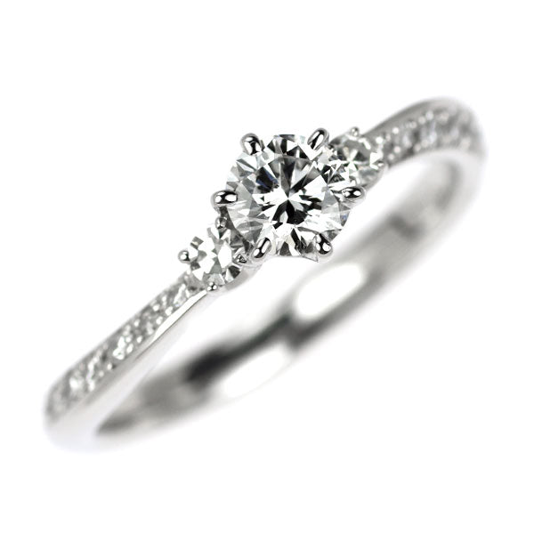 EITO Pt950 ダイヤモンド リング 0.32ct D IF 3EX