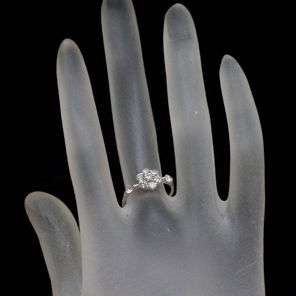 Pt900 ダイヤモンド リング 0.85ct フラワー
