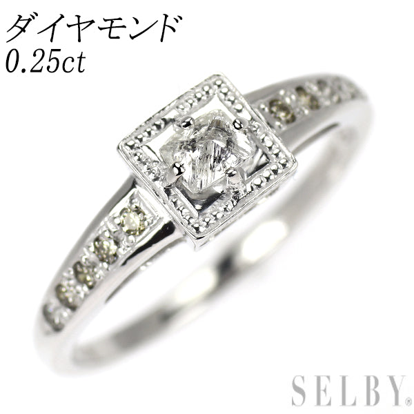 K18WG ダイヤモンド リング 0.25ct