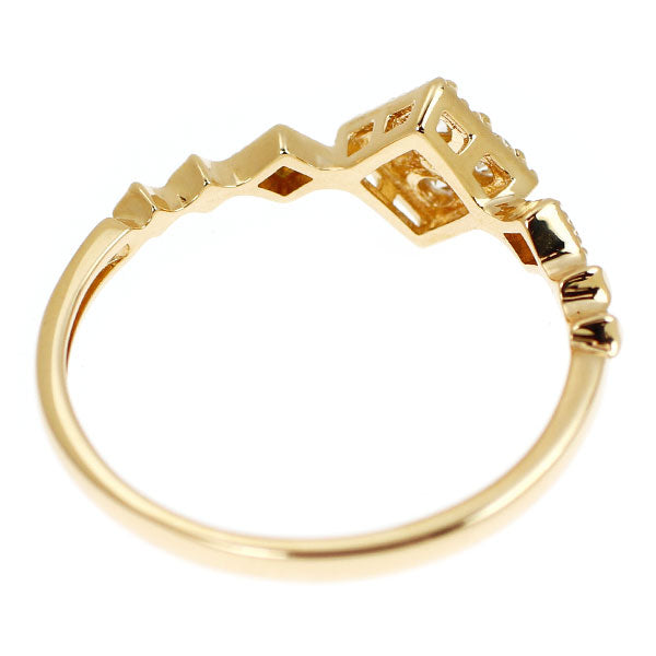 K18YG ダイヤモンド リング 0.12ct