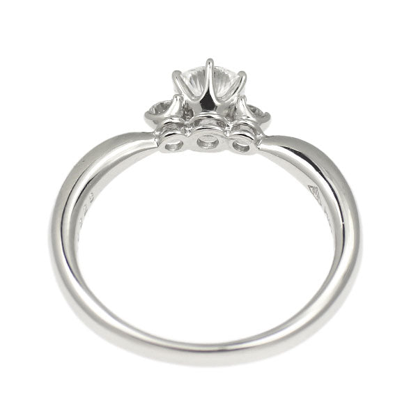 Pt950 インペリアルカット ダイヤモンド リング 0.36ct E VS2 D0.10ct