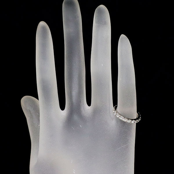 Pt900 ダイヤモンド ピンキー リング 0.70ct フルエタニティ