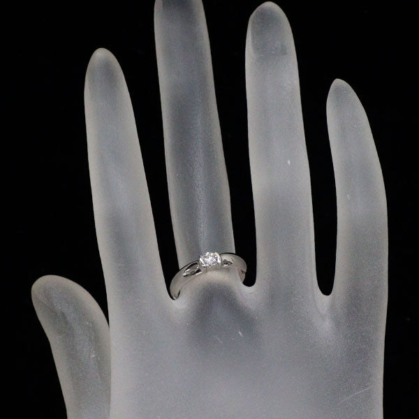 ティファニー Pt950 ダイヤモンド リング 0.19ct ドッツ ソリティア
