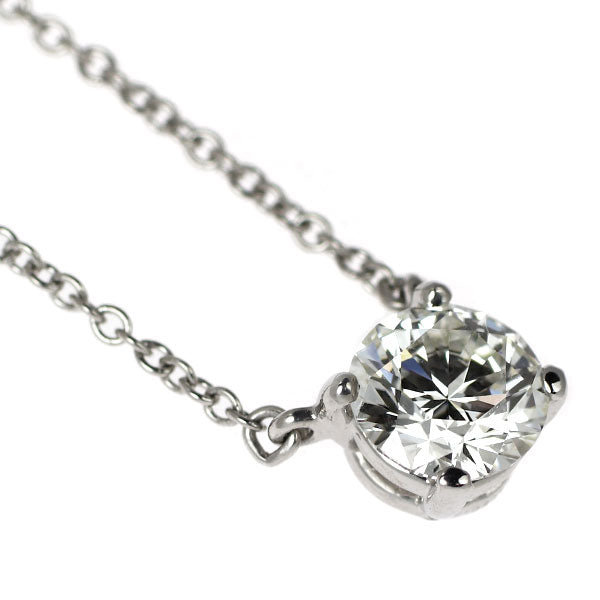 ティファニー Pt950 ダイヤモンド ペンダントネックレス 0.707ct I VS2 EXHC 《セルビー銀座店》【中古】
