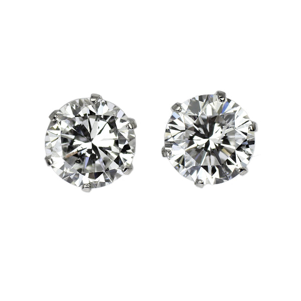 新品 Pt900 ダイヤモンド ピアス 1.053ct E/F SI2 VG/G【エスコレ】スタッド